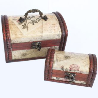 Mulberry Hall Chic | Set of 2 Colonial Boxes - Rose Design